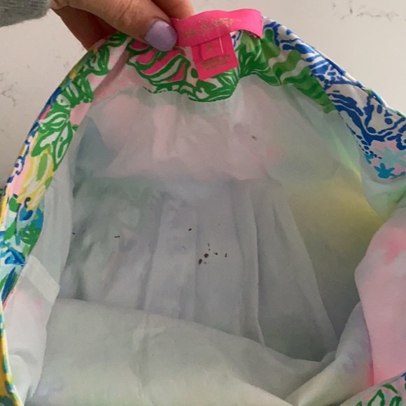 Lilly Pulitzer colorful/floral 2 piece skirt set - Picture 7 of 8